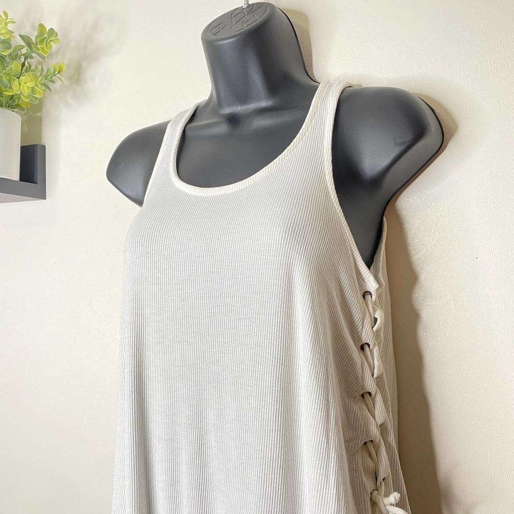 American Eagle Outfitters White Swing Tank Top XS - Picture 5 of 8